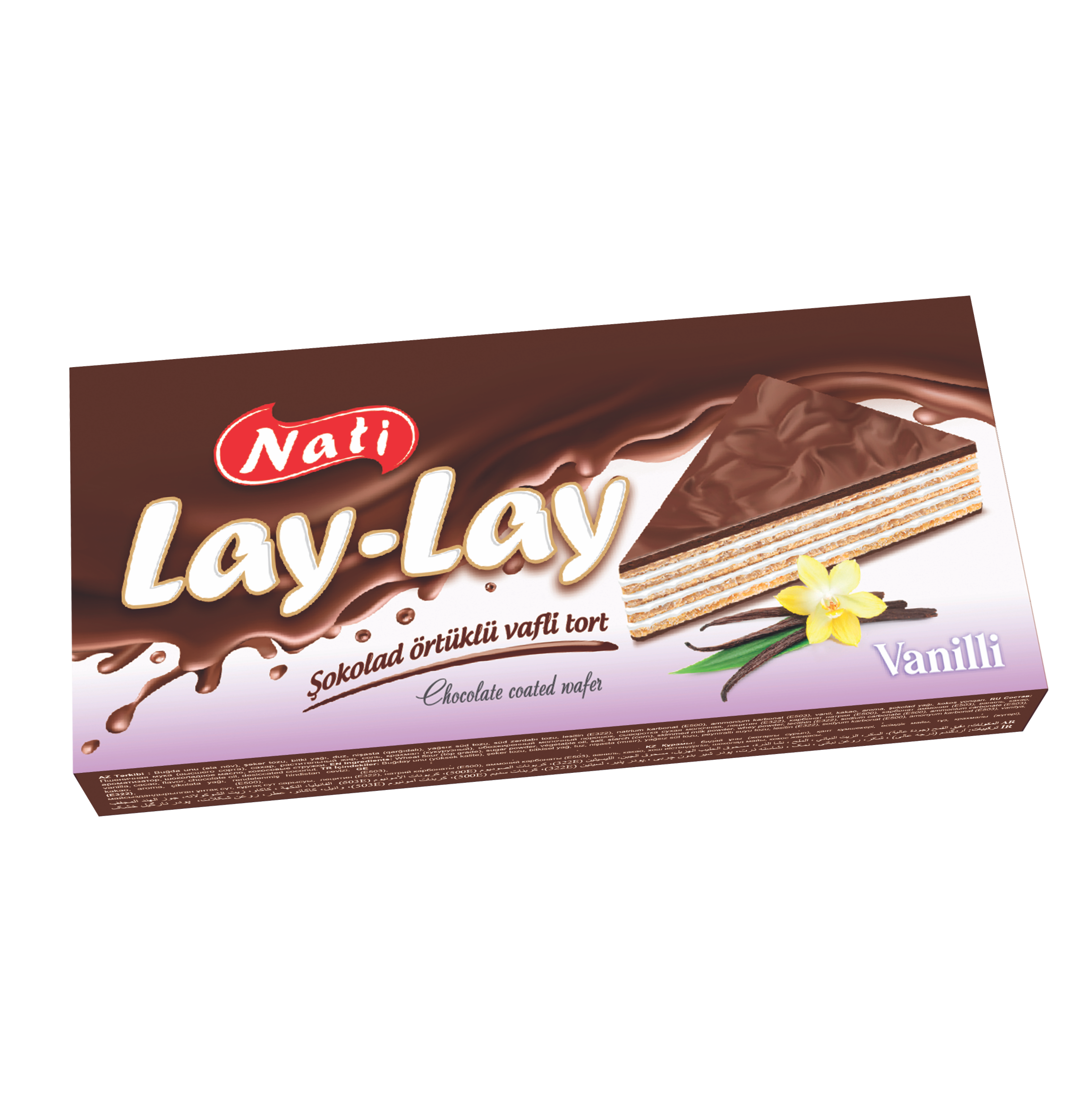 “LAY-LAY” WAFER CAKE WITH VANILLA CREAM